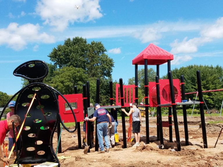 Palmer Playground Opens Following Build-Assistance from BCSFD