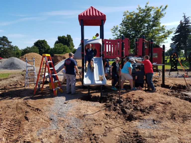 Palmer Playground Opens Following Build-Assistance from BCSFD