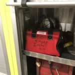 Smoke.CO Bag on Ladder 1