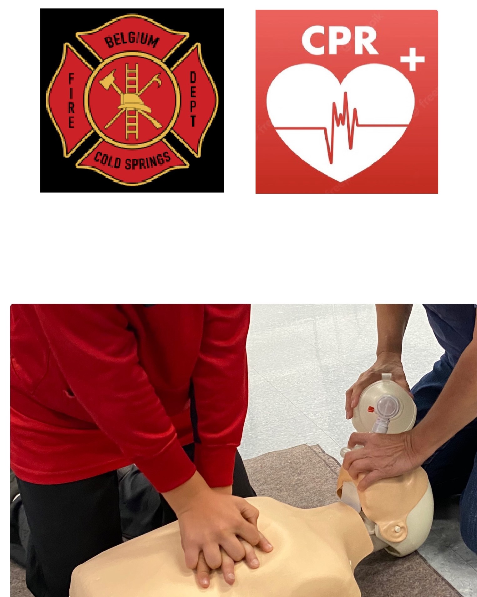 CPR/AED Training Belgium Cold Springs Volunteer Fire Department